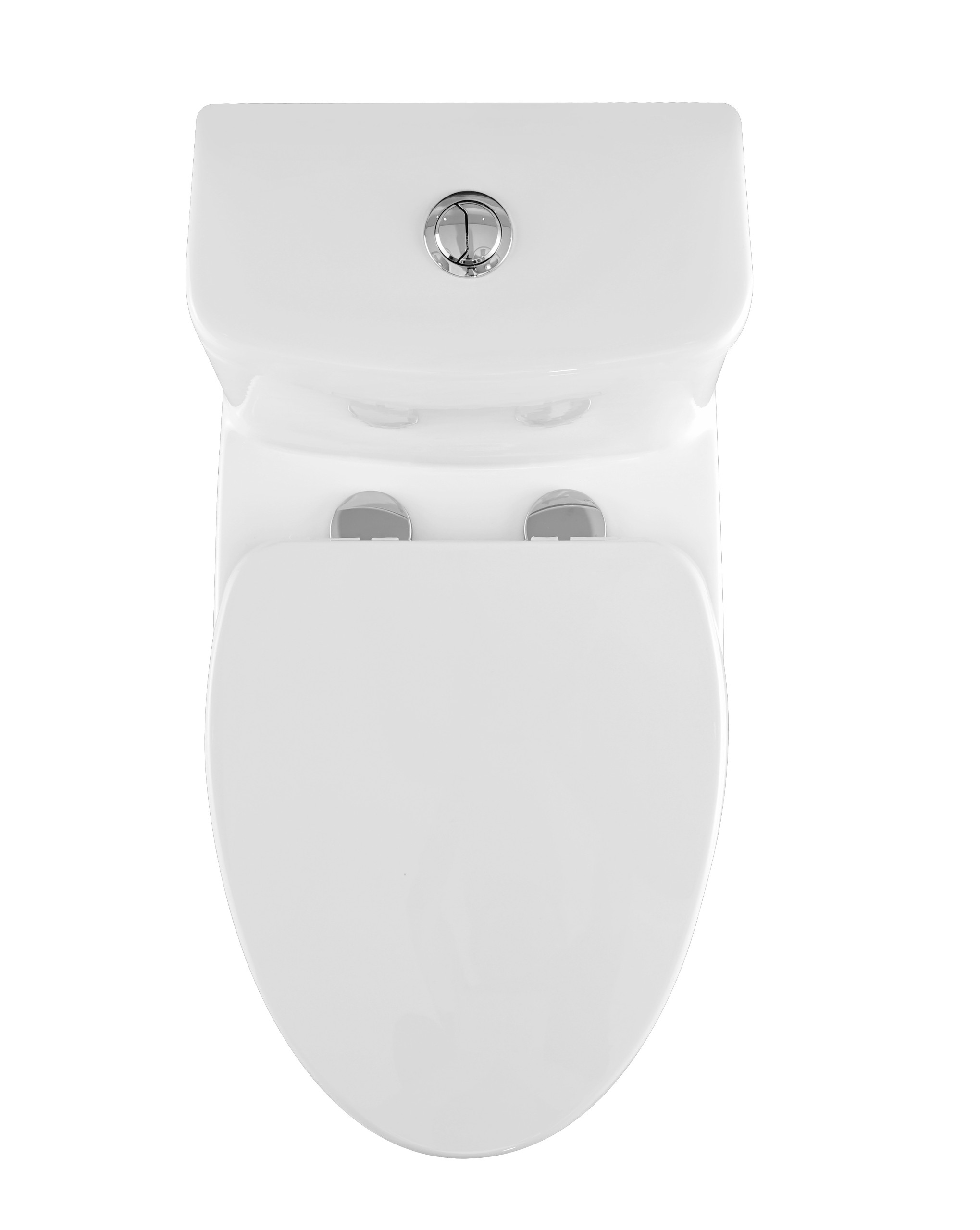 Zen toilette allongée une pièce double chasse - T